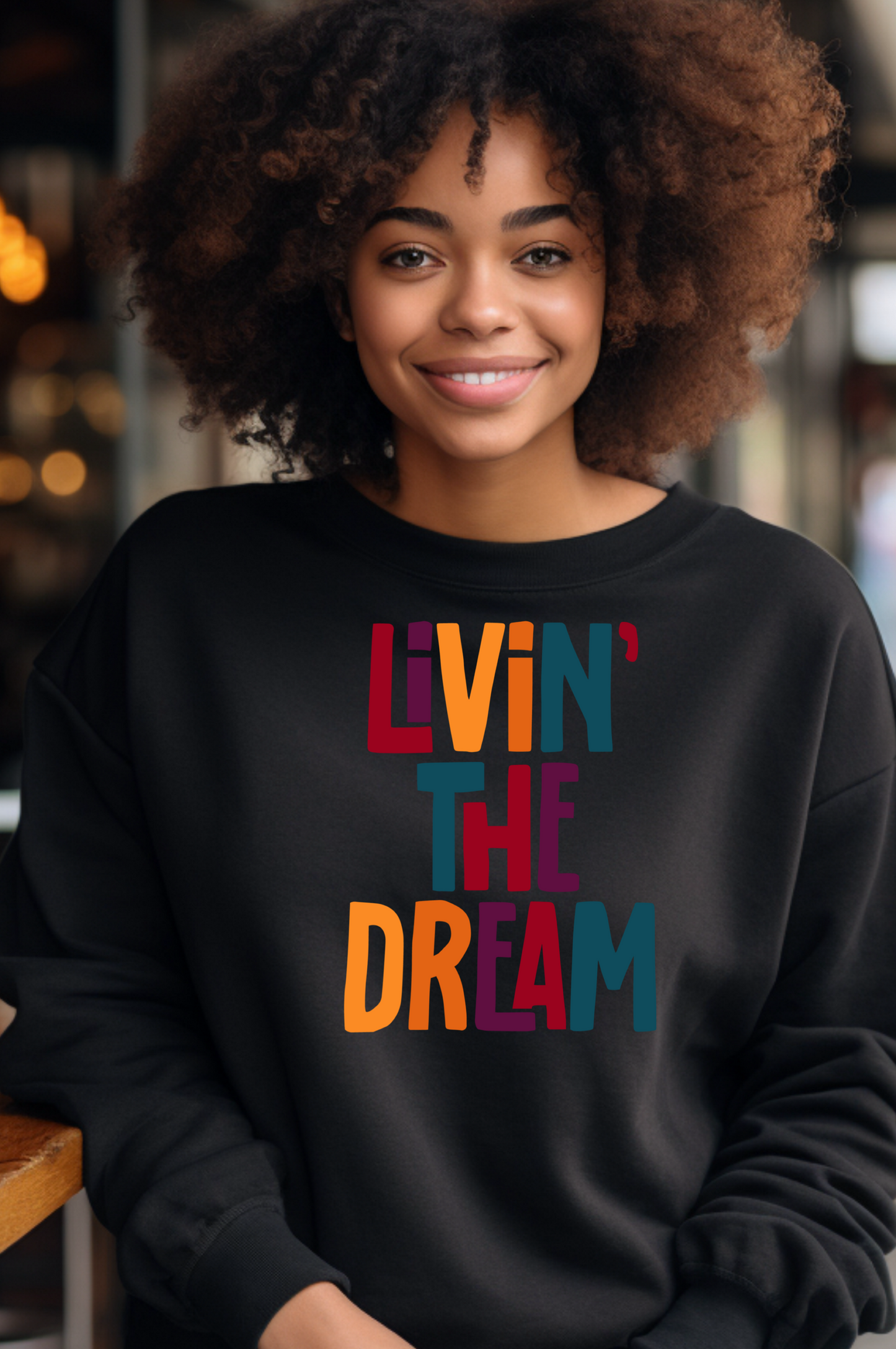 Livin' The Dream Crewneck Sweatshirt