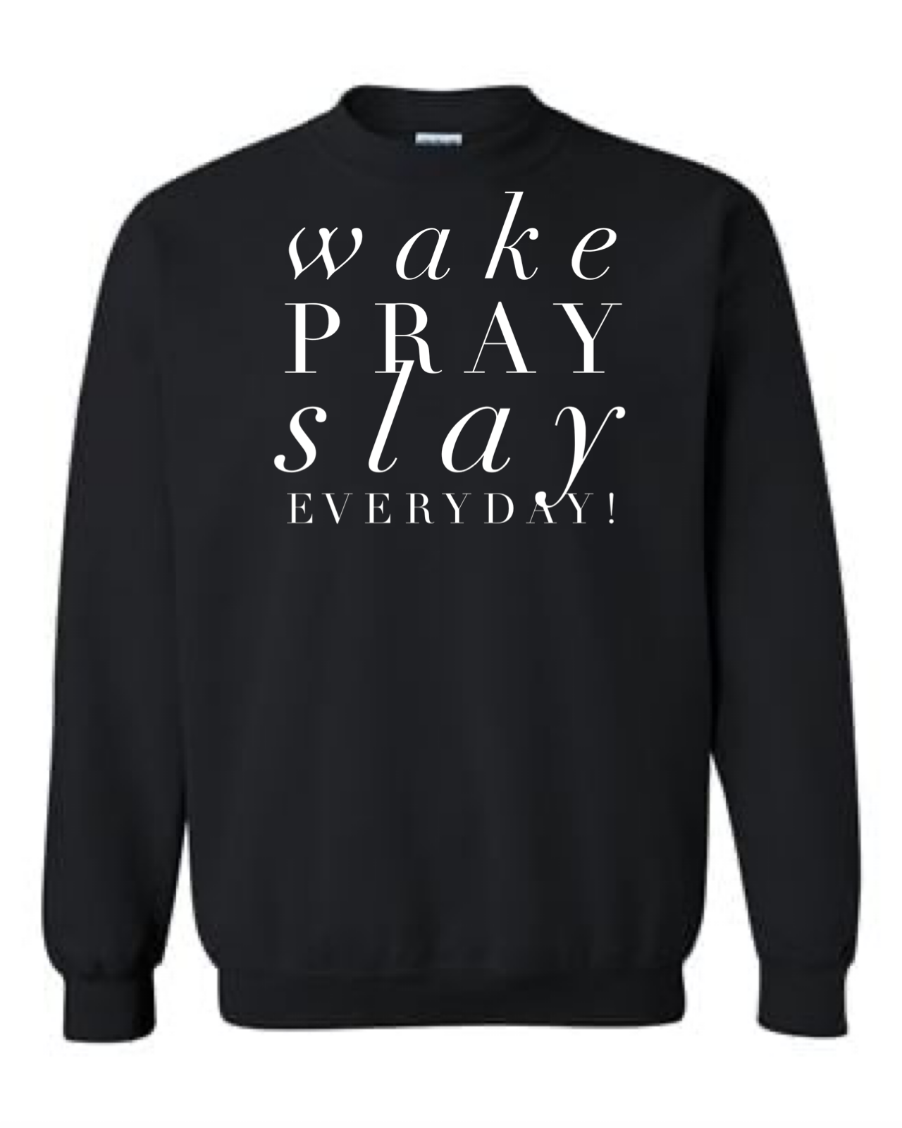 Men's Wake Pray Slay Crewneck Sweatshirt