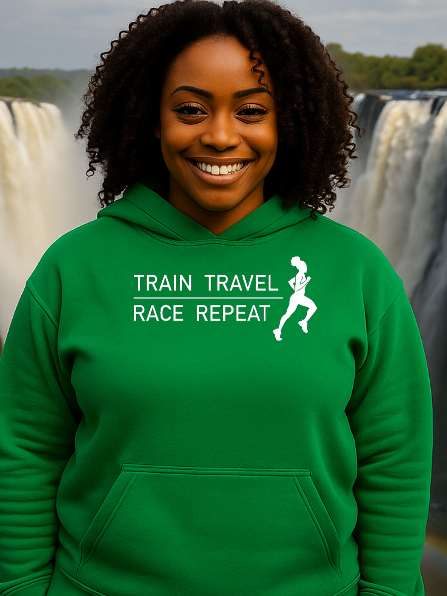 Train Travel Race Repeat Hoodie