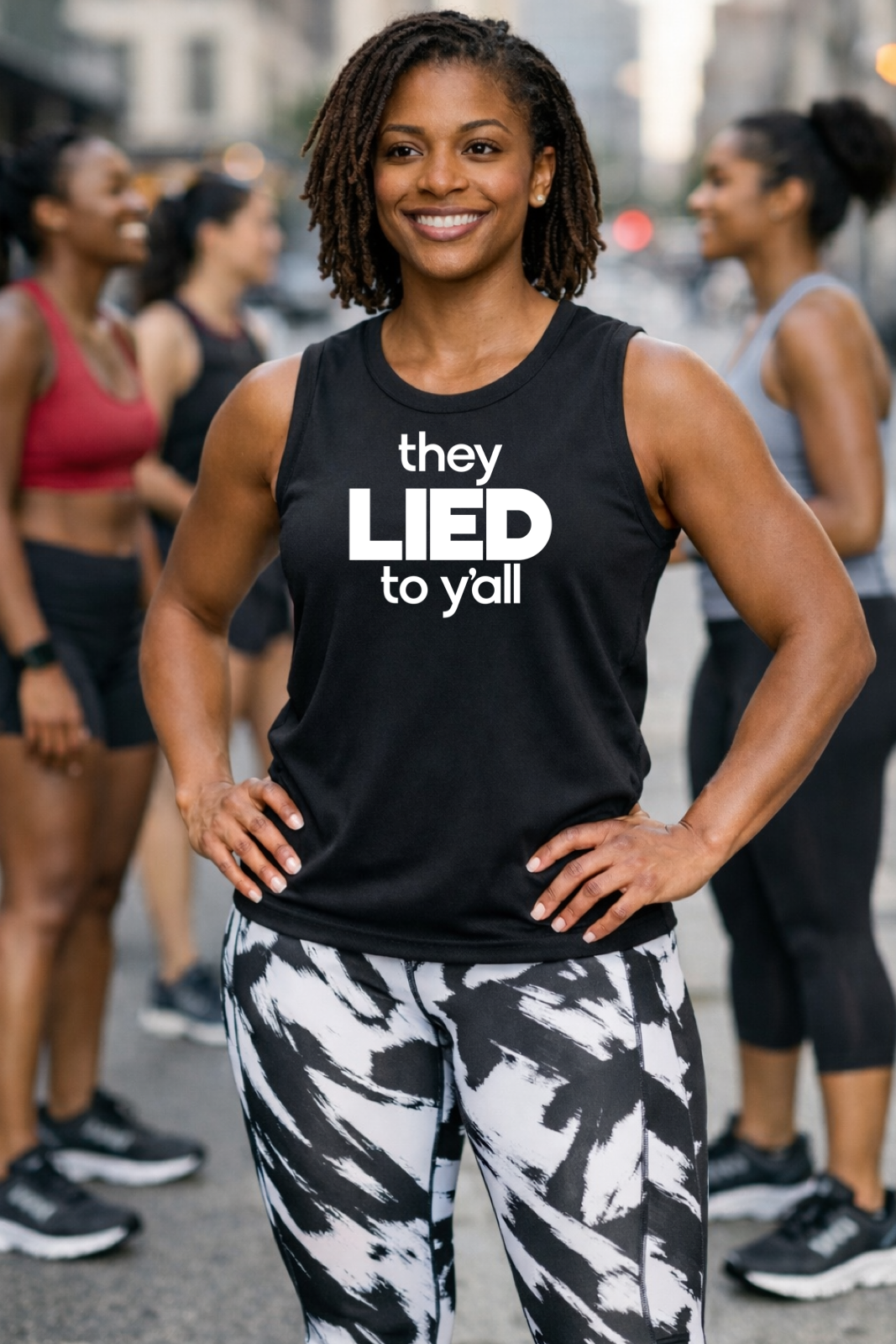 They Lied Muscle Tank
