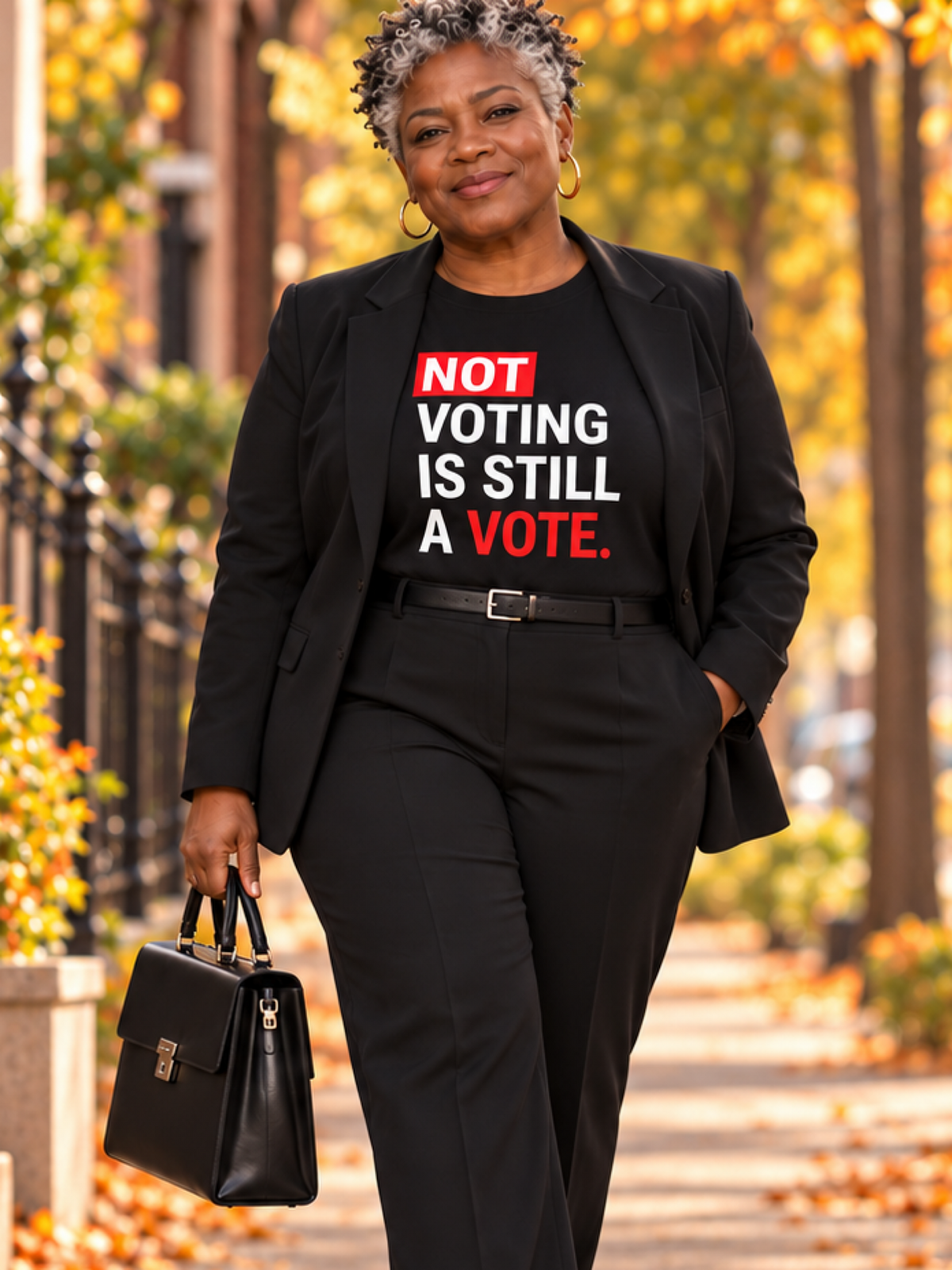 Not Voting  is Still a Vote Unisex Tri-Blend  T-Shirt