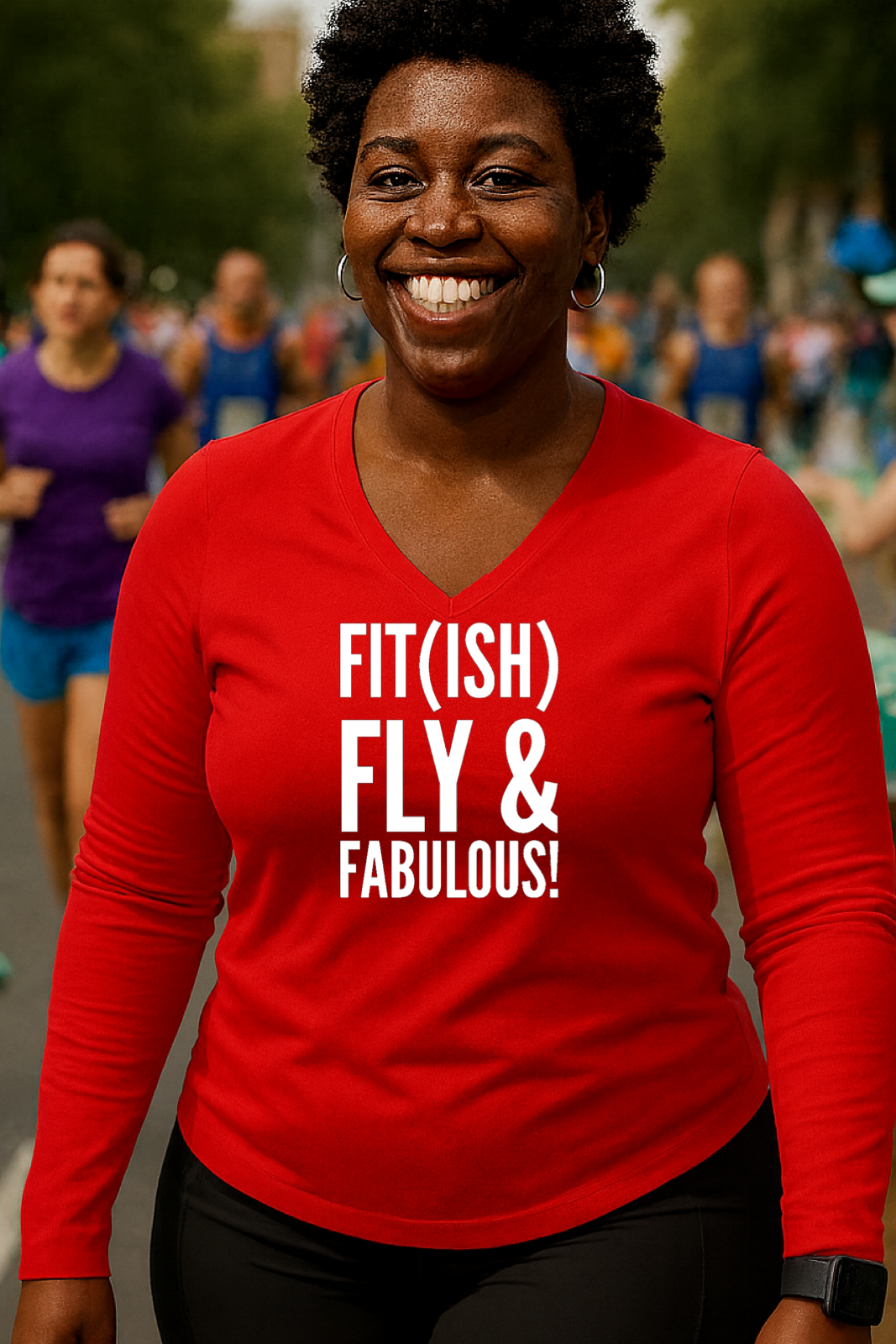 Fit (ish) Fly & Fabulous Long Sleeve T-shirt