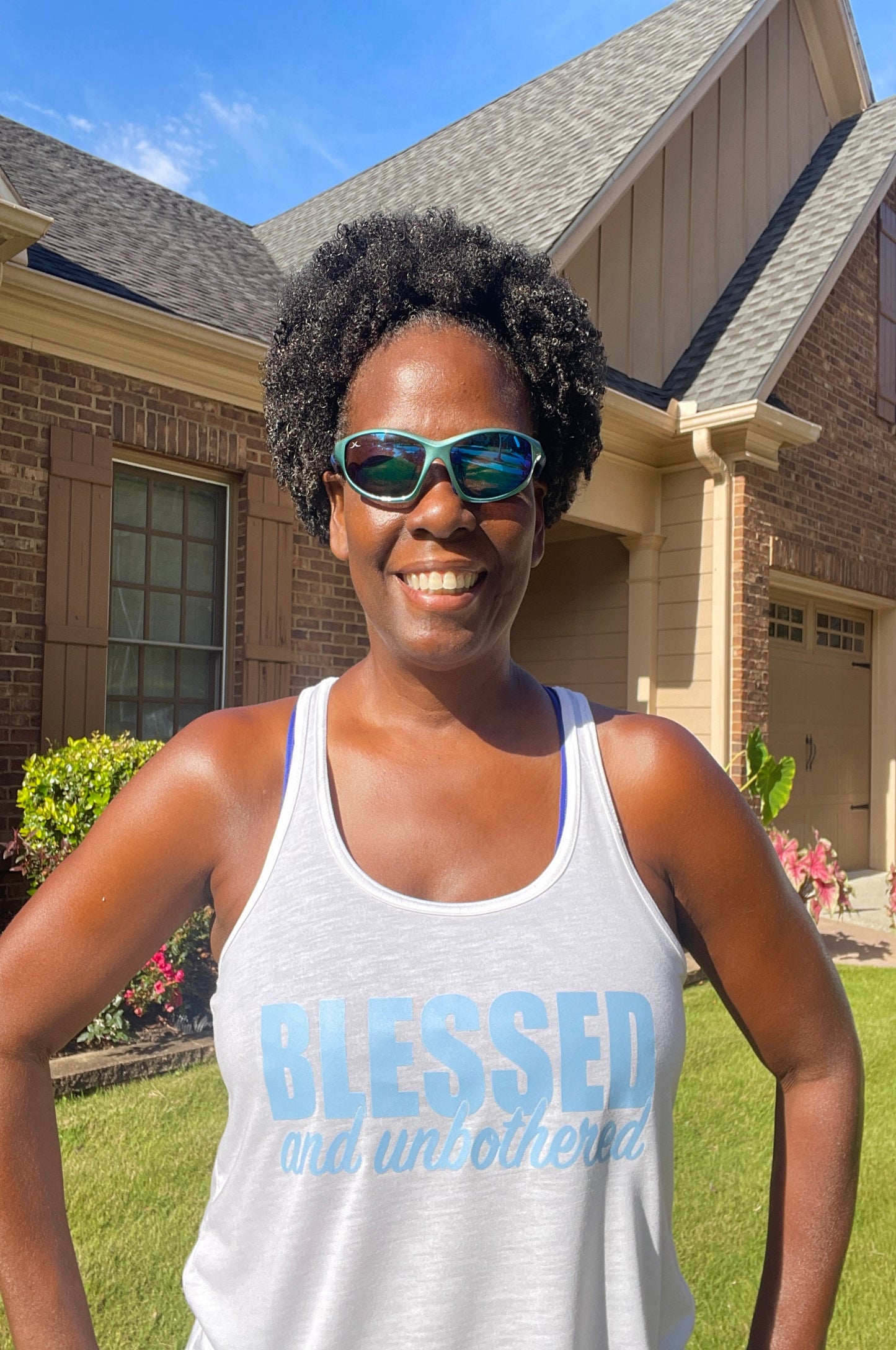Blessed & Unbothered  Muscle Tank - EXPO