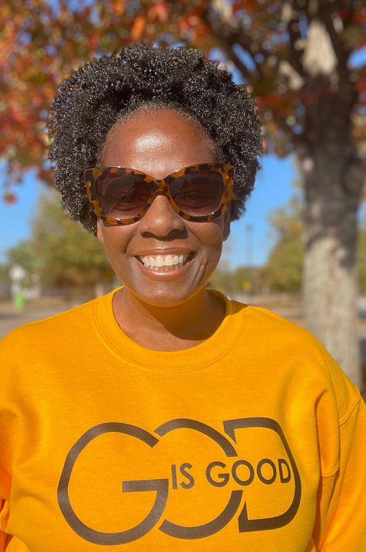 God is Good Crewneck Sweatshirt