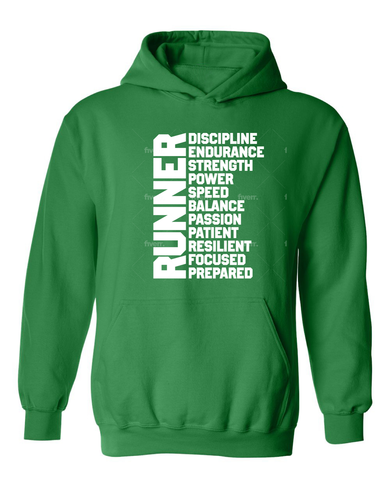 I Am Runner Bright Colors Hoodie