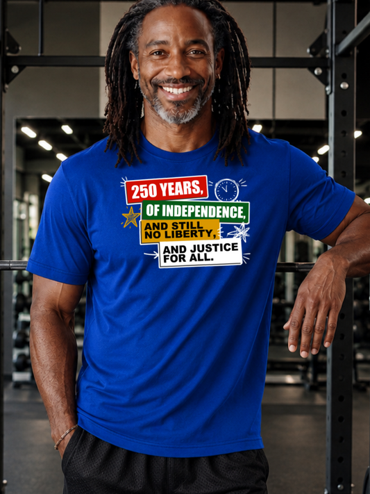 Men's No Liberty No Justice Performance T-shirt