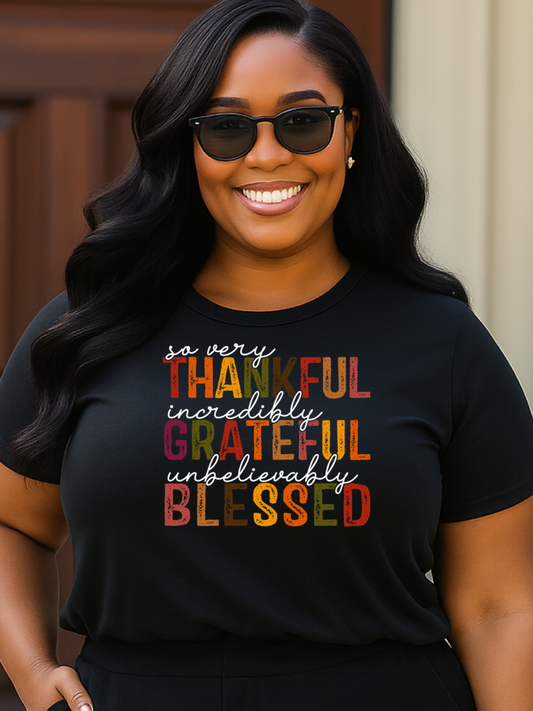 Thankful Grateful Blessed T-Shirt