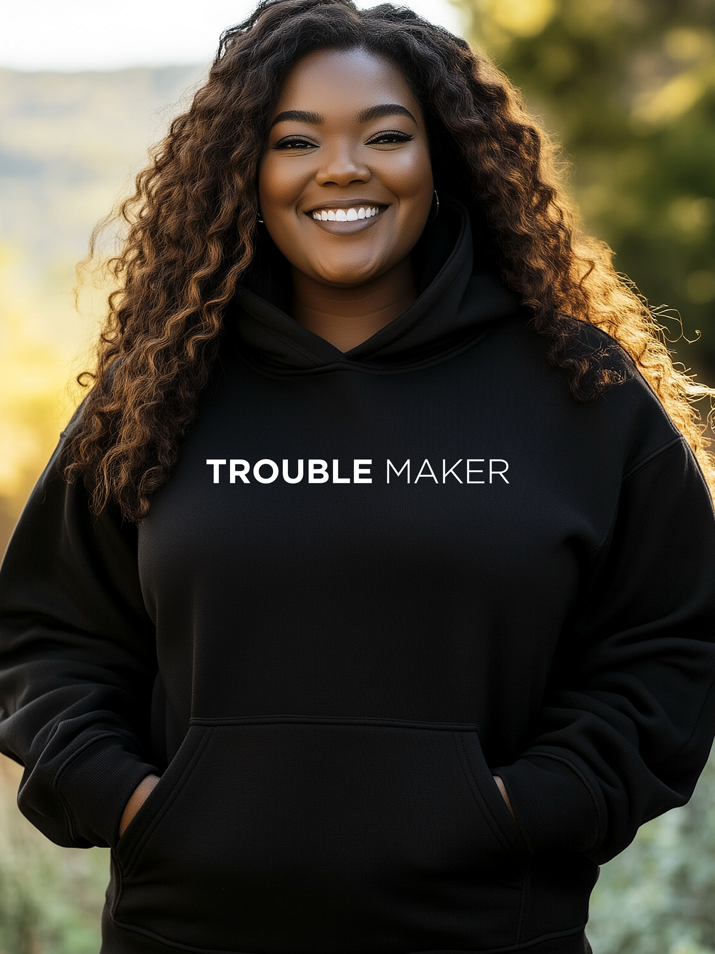 Trouble Maker Bright Colors Hoodie
