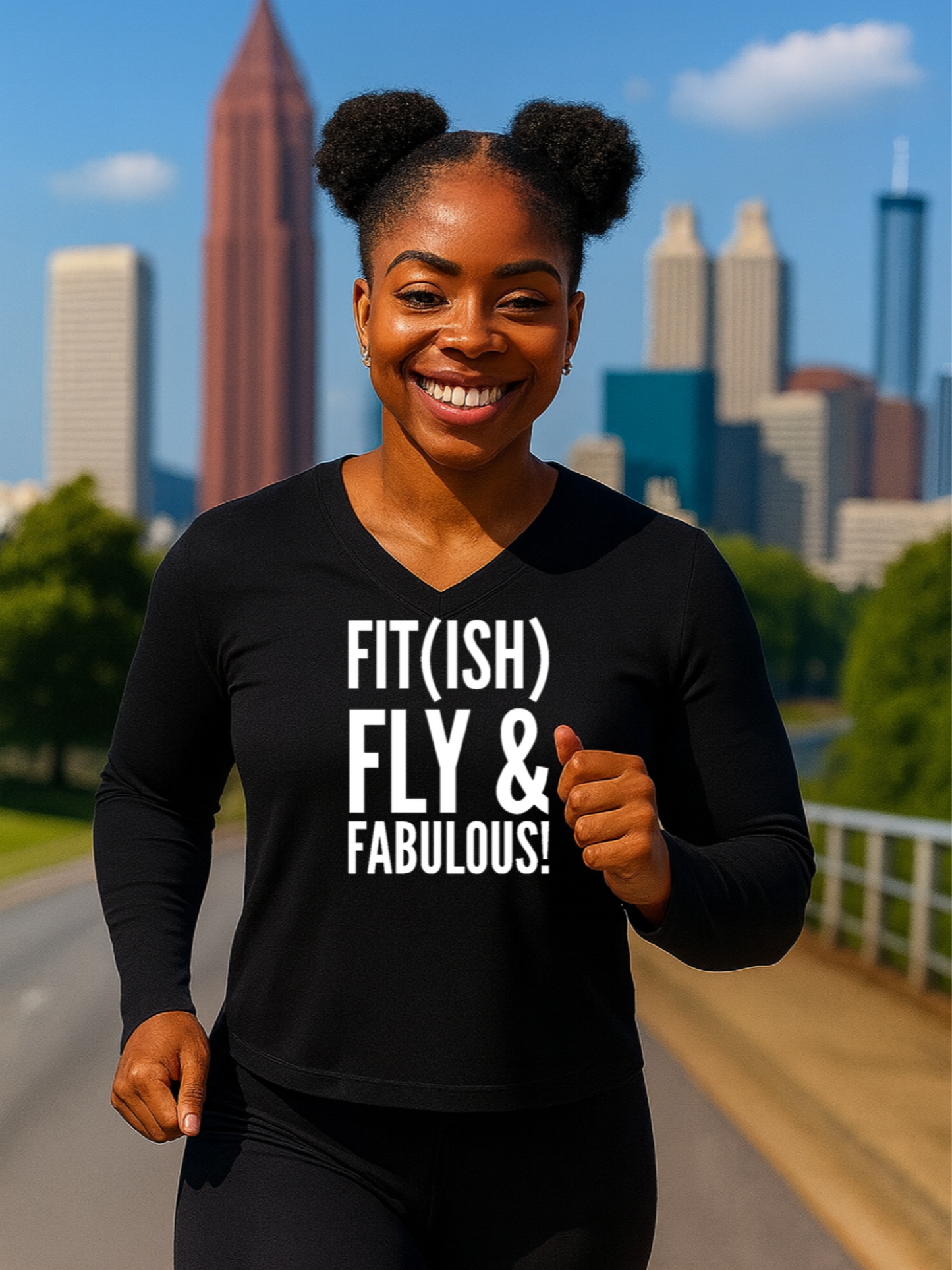Fit (ish) Fly & Fabulous Long Sleeve T-shirt