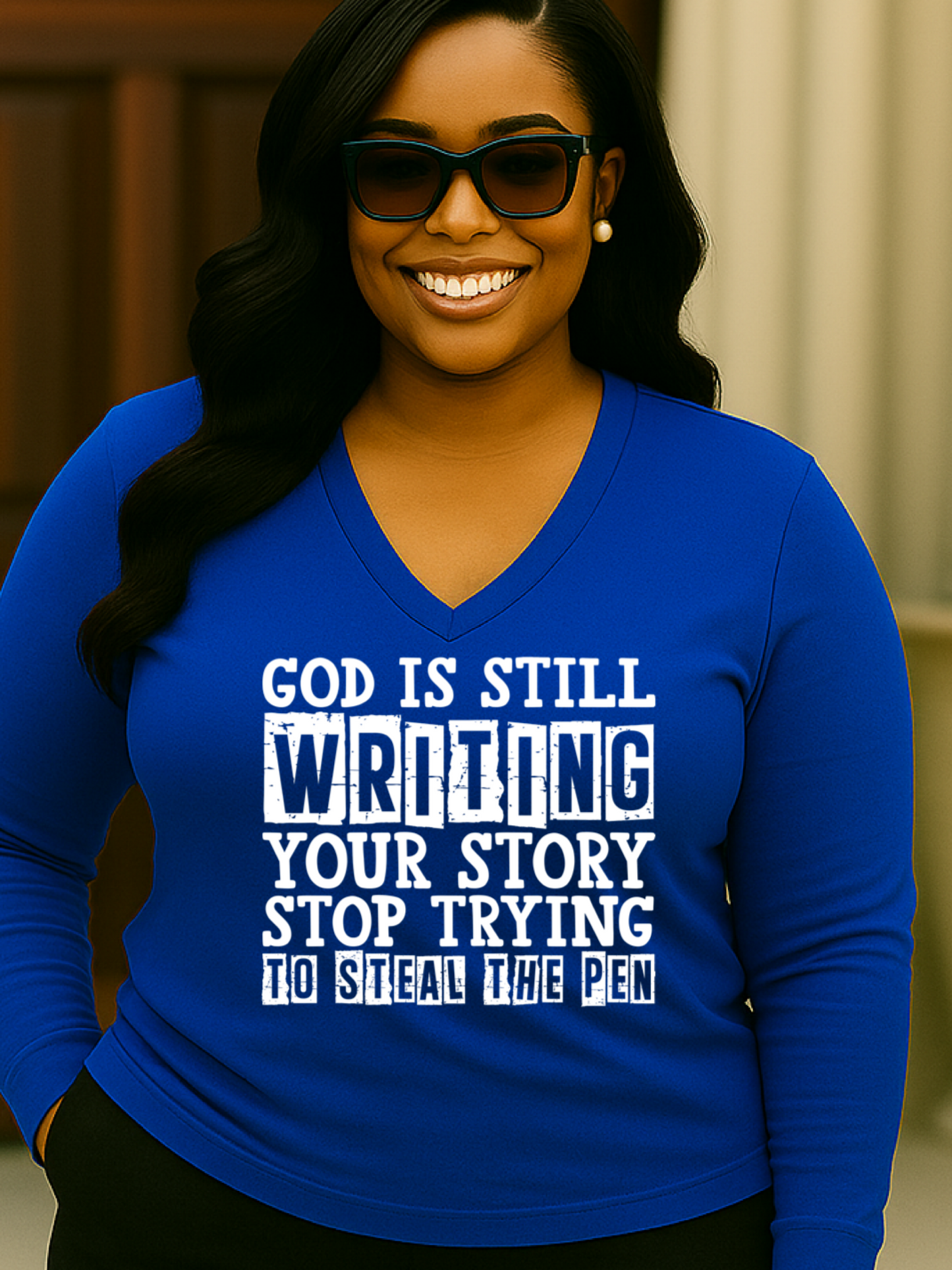 God is Still Writing Your Story  Long Sleeve T-shirt
