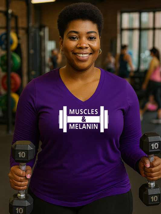 Muscles & Melanin Long Sleeve T-shirt