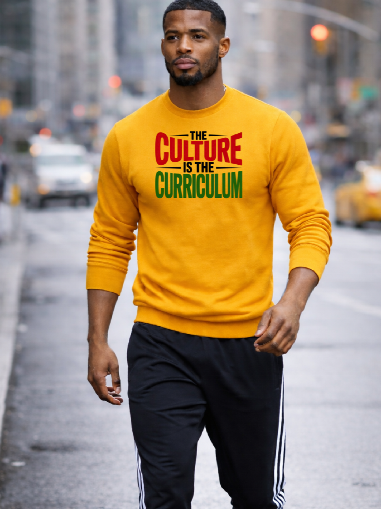 Men's The Culture is the Curriculum  Crewneck Sweatshirt