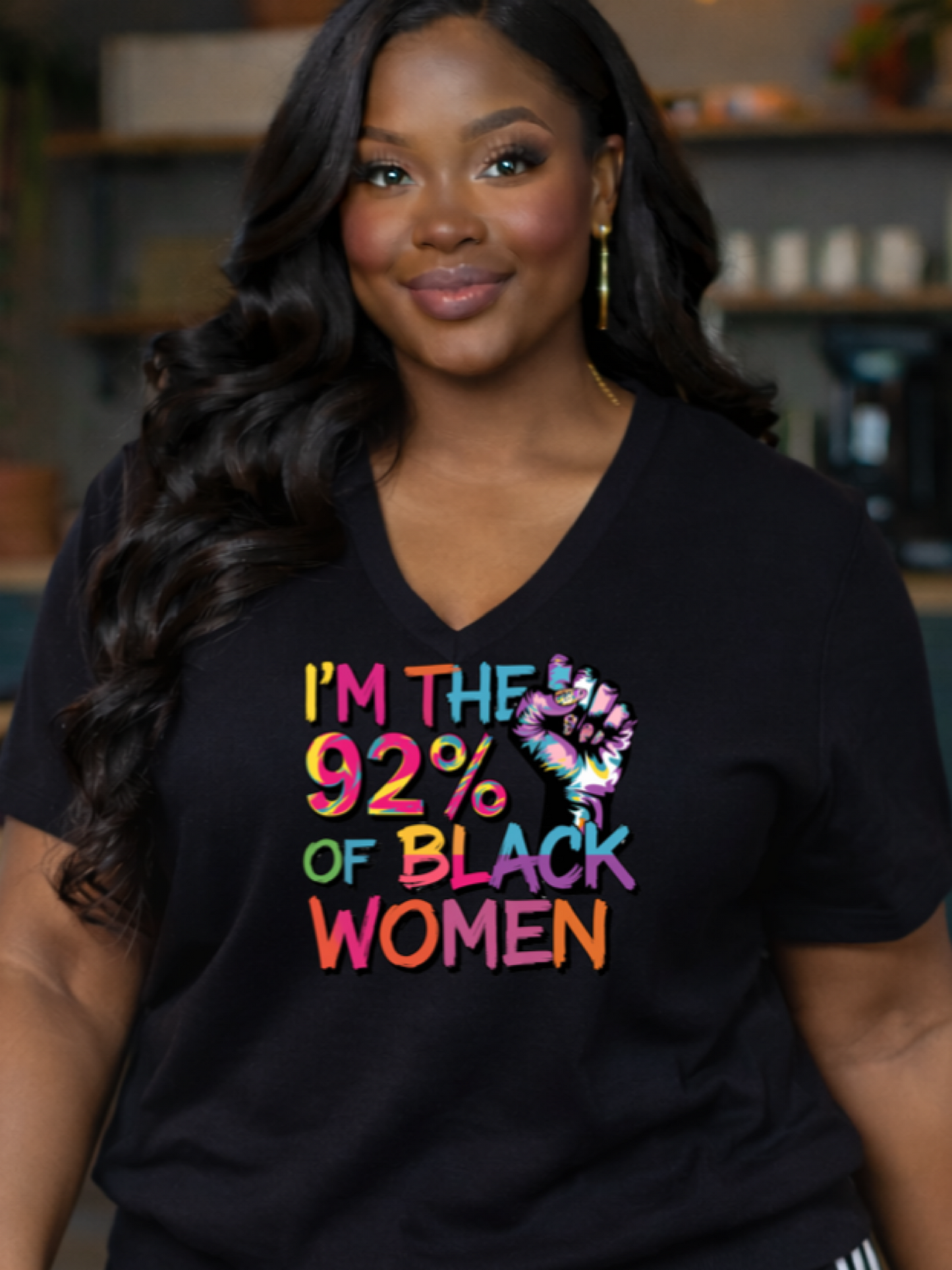 I’m The 92% Tri-Blend V Neck T-shirt