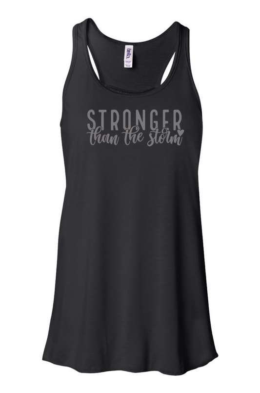 Stronger Than The Storm Racerback Tank Top