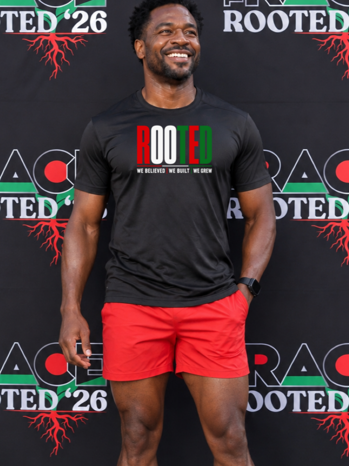 Men’s Rooted: We Believed, We Built We Grew Performance Tee