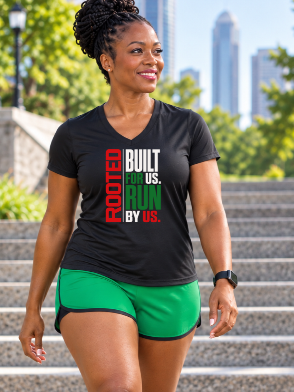 Rooted: Built For Us, Run By Us Performance Tee