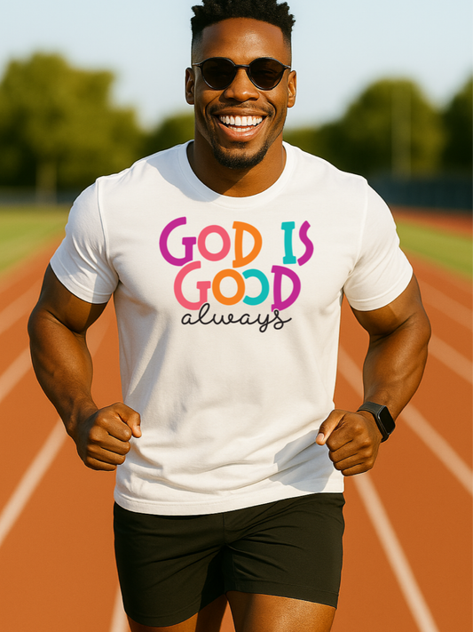 Men's God is Good Always  Performance T-shirt