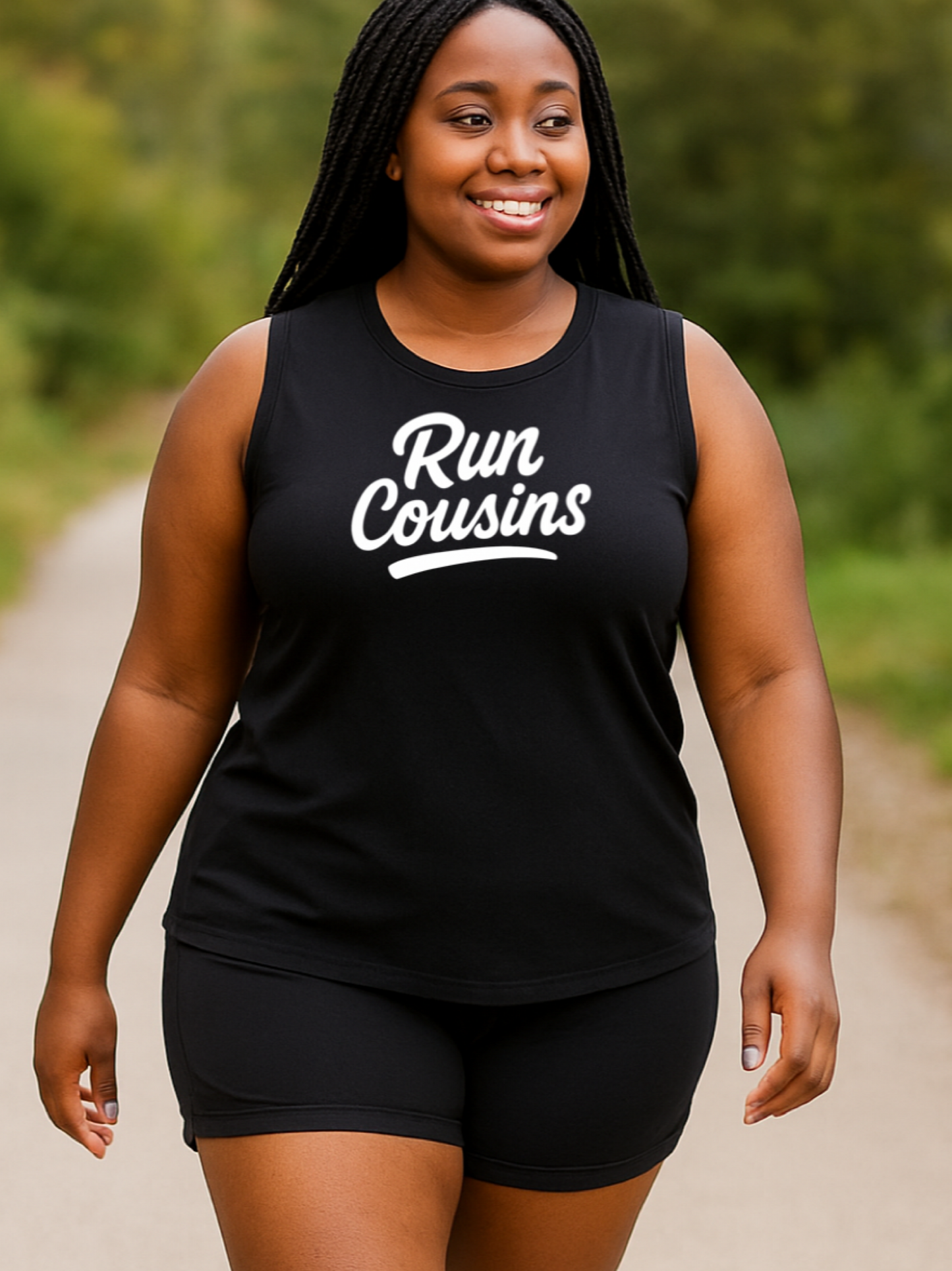 Run Cousins Muscle Tank