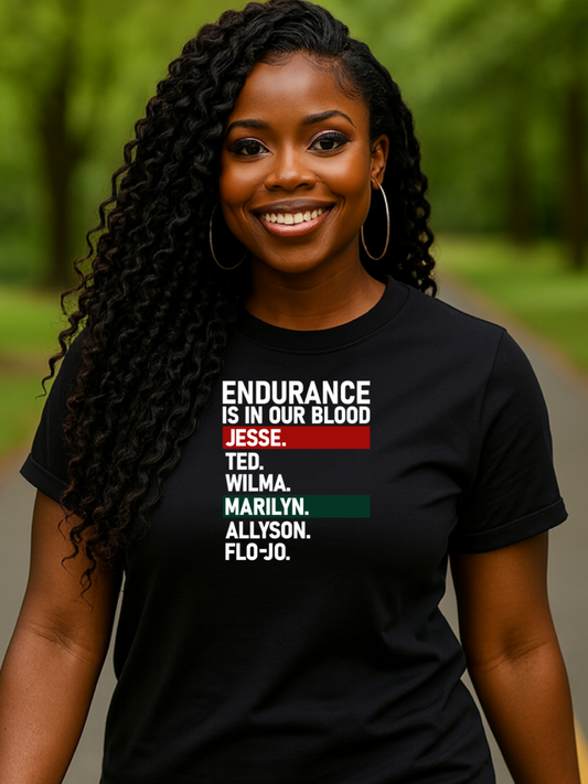 Endurance is in our Blood Performance T-shirt