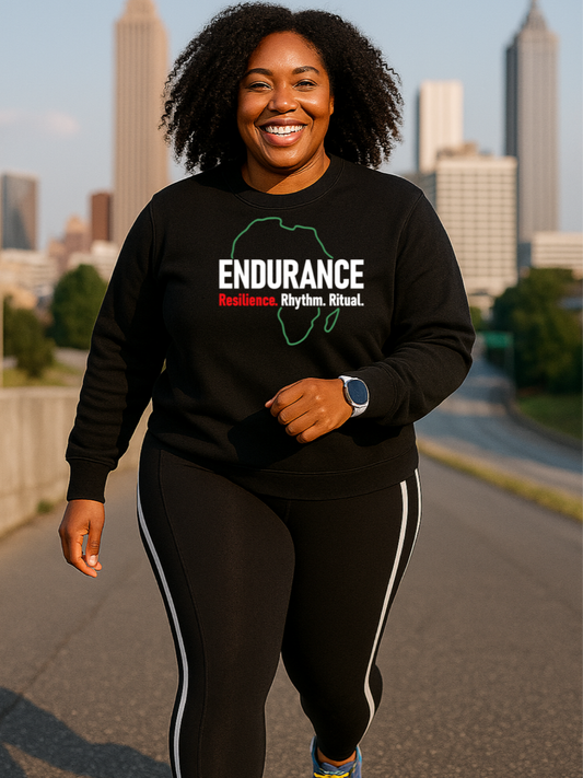 Endurance - Resilience. Rhythm. Ritual  Unisex Crewneck Sweatshirt