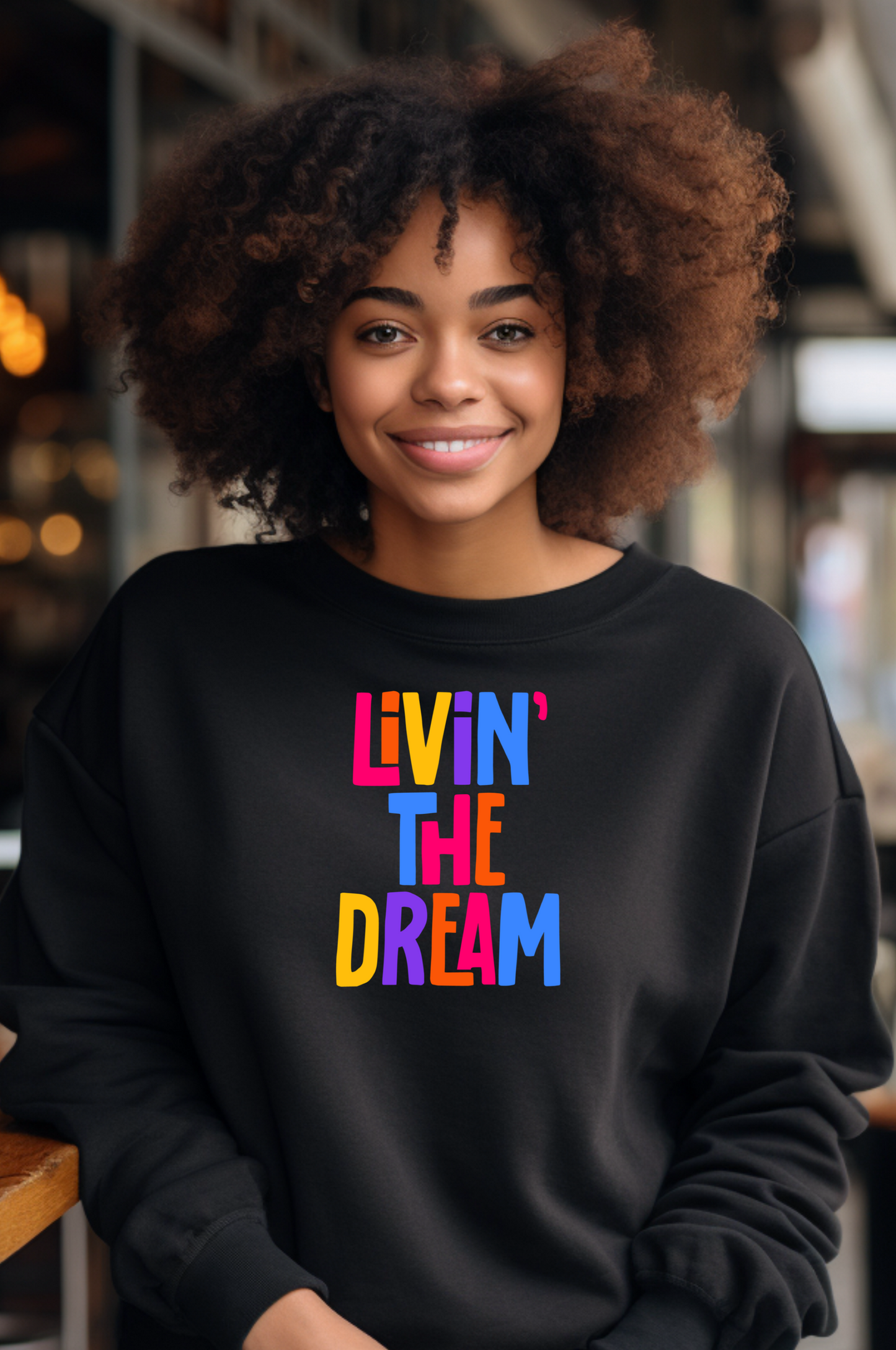 Livin' The Dream Crewneck Sweatshirt