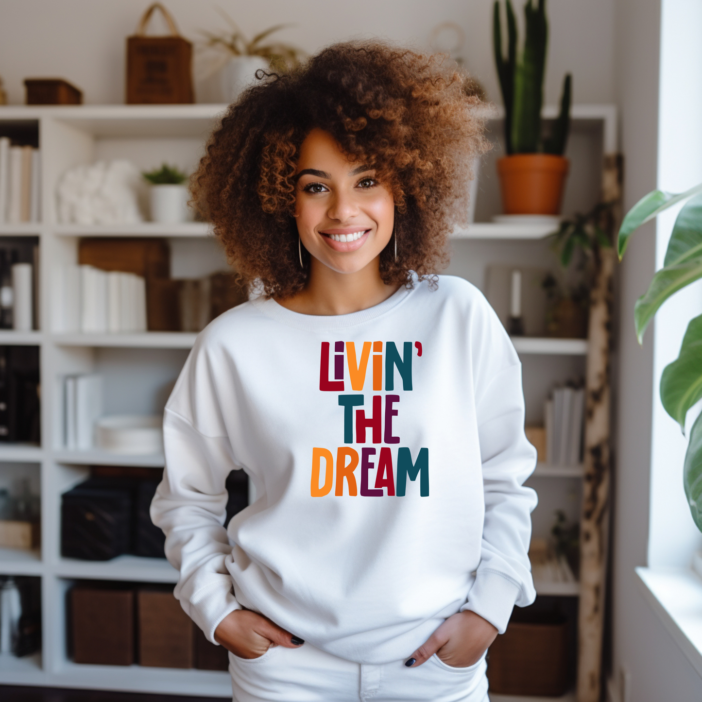 Livin' The Dream Crewneck Sweatshirt