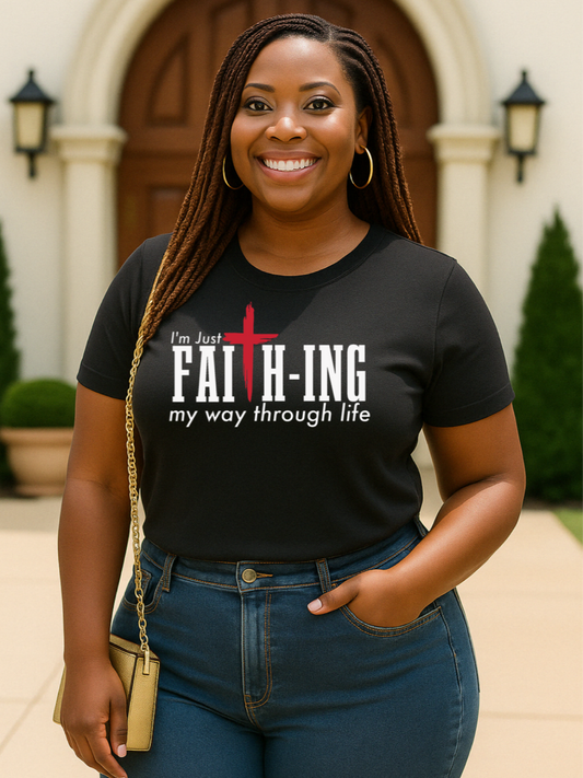 Faithing it Tri-Blend T-shirt