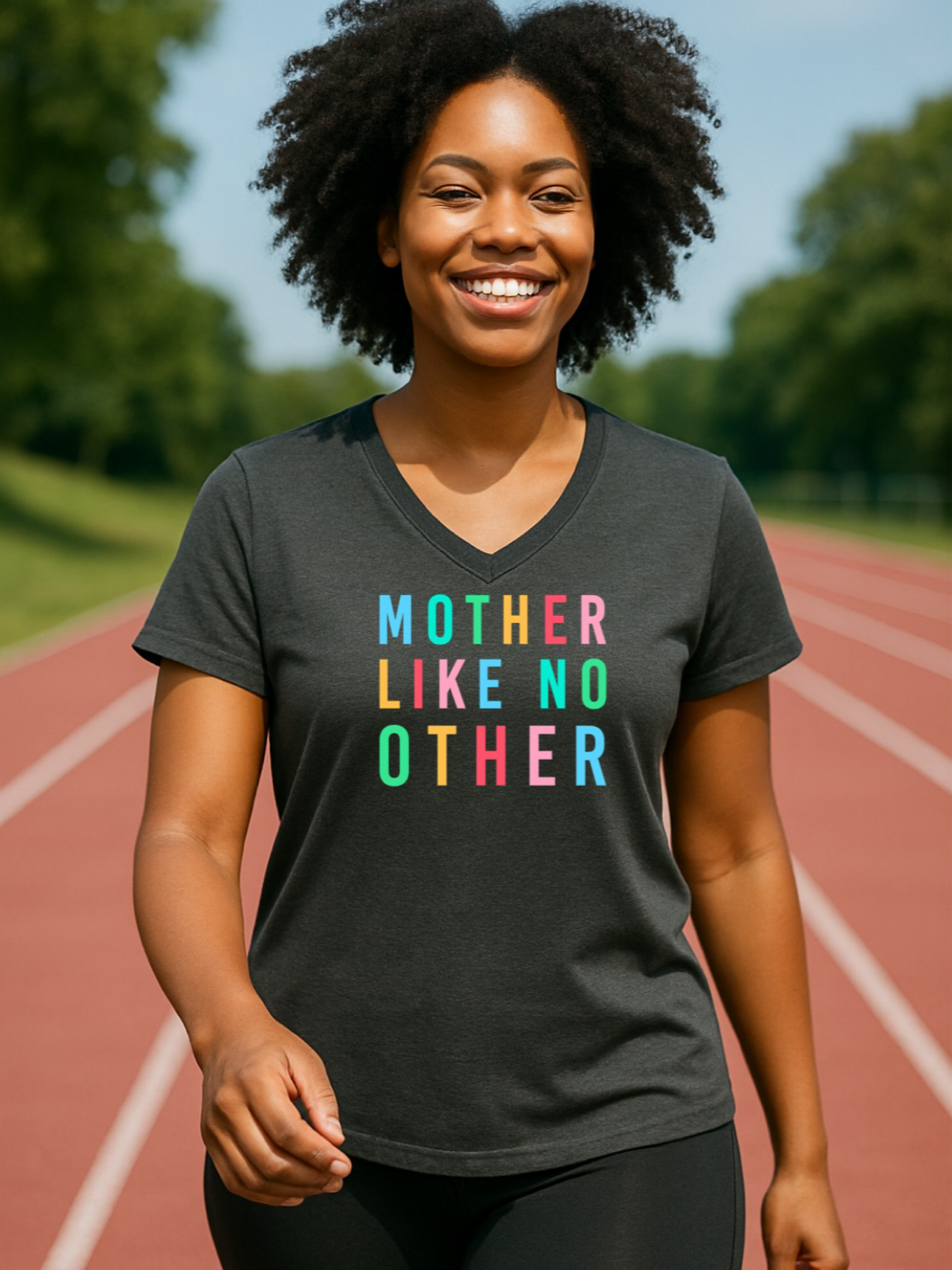 Mother Like No Other Tri-Blend V Neck T-shirt