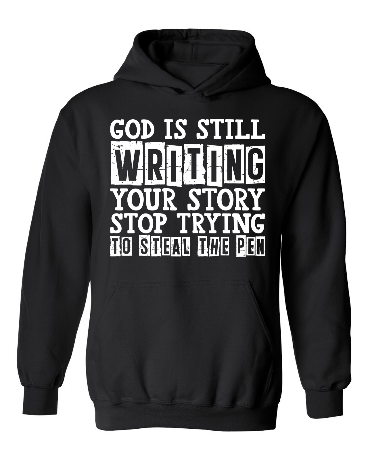 God is Still Writing Your Story Bright Colors Hoodie