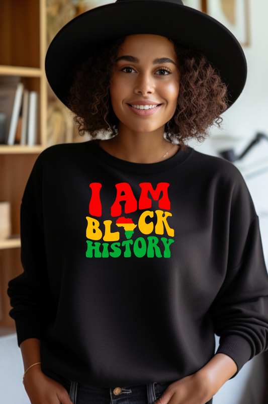 I Am Black History - 2024 Crewneck Sweatshirt