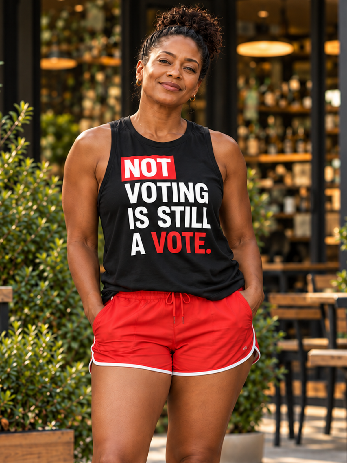Not Voting is Still A Vote  Muscle Tank
