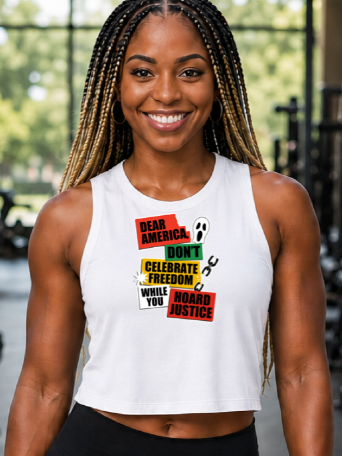 Dear America Crop Tank
