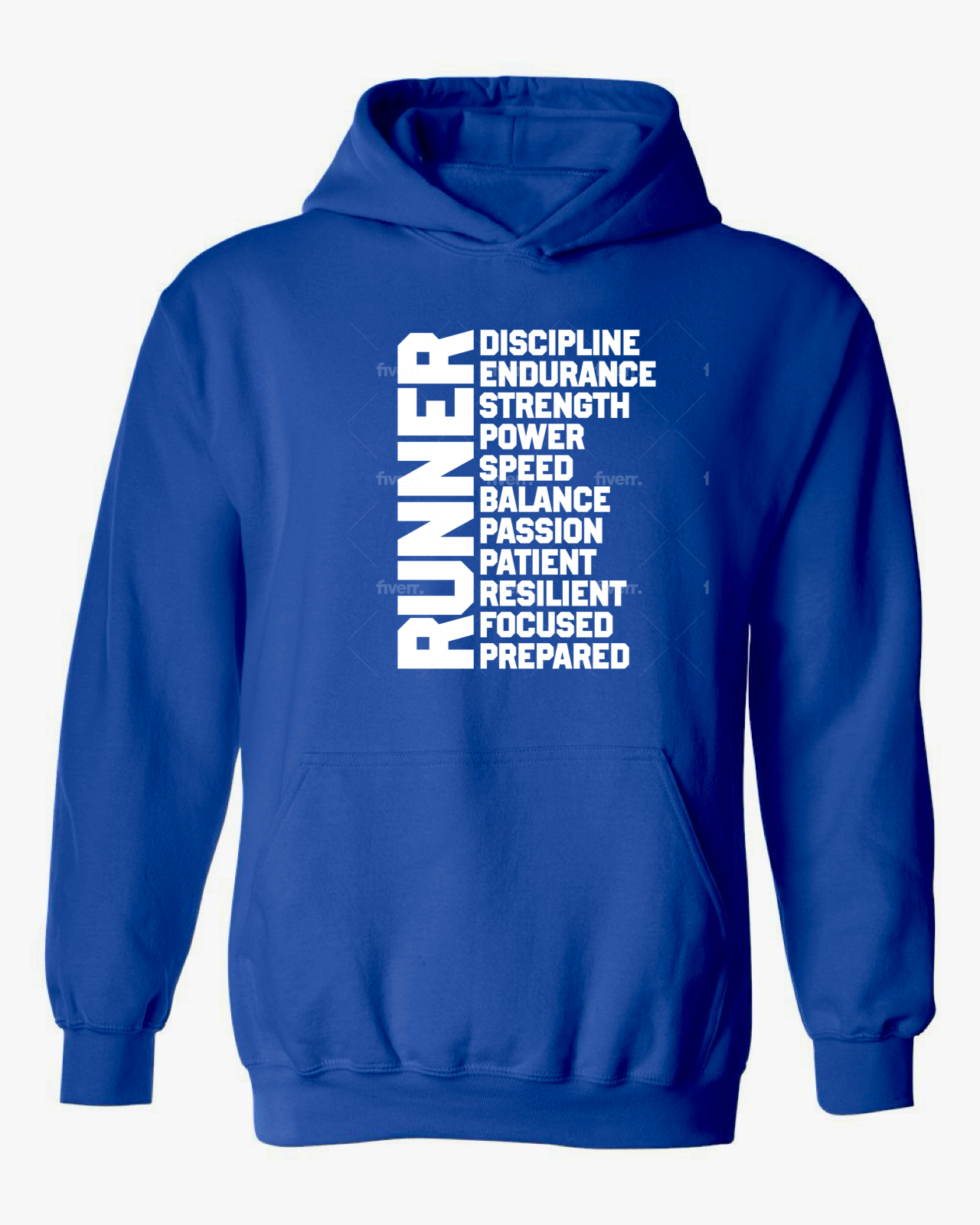I Am Runner Bright Colors Hoodie