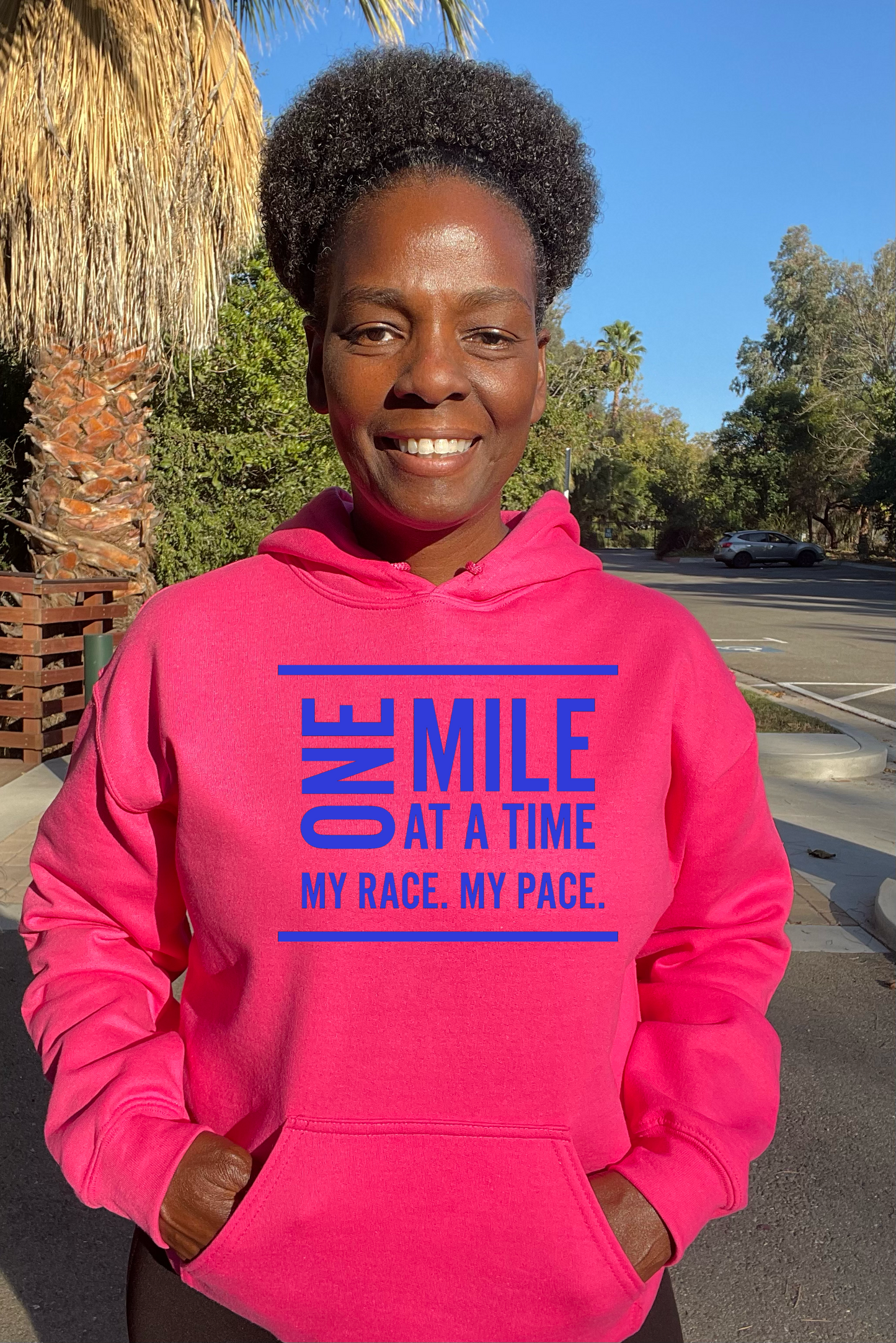 Your Race Your Pace Bright Colors Hoodie