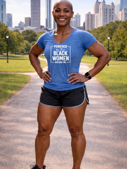 Powered By The Black Women Before Me T-shirt