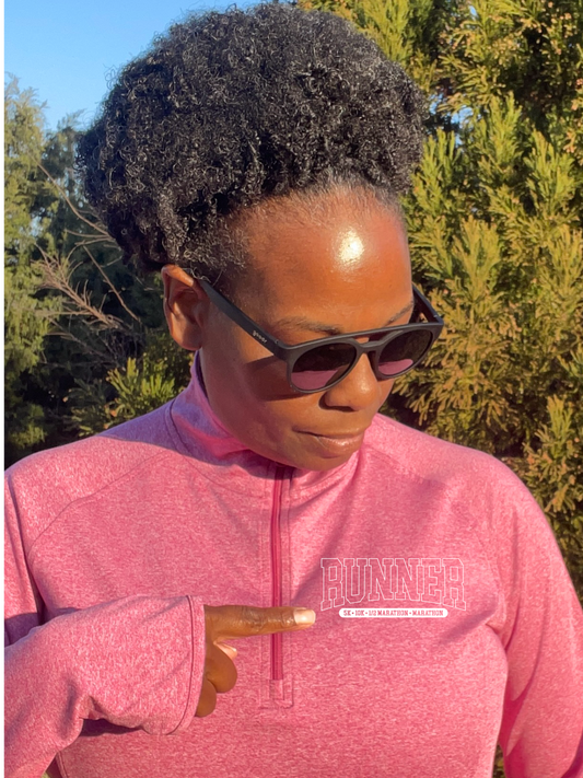 I Ran That! 1/4 Zip Performance Pullover