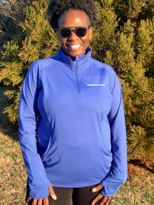 I Ran That! 1/4 Zip Performance Pullover