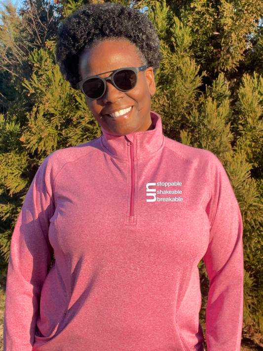 Unstoppable Unshakeable Unbreakable 1/4 Zip Performance Pullover