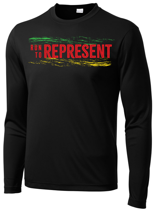 Men's Run To Represent Long Sleeve T-shirt
