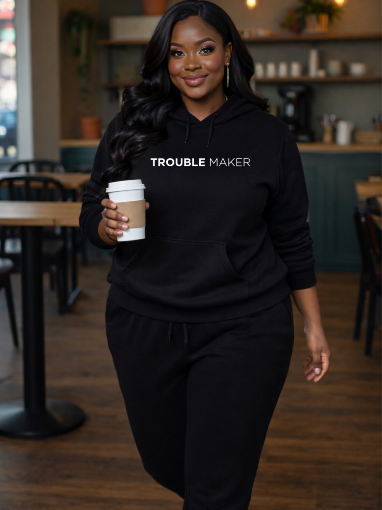 Trouble Maker Bright Colors Hoodie