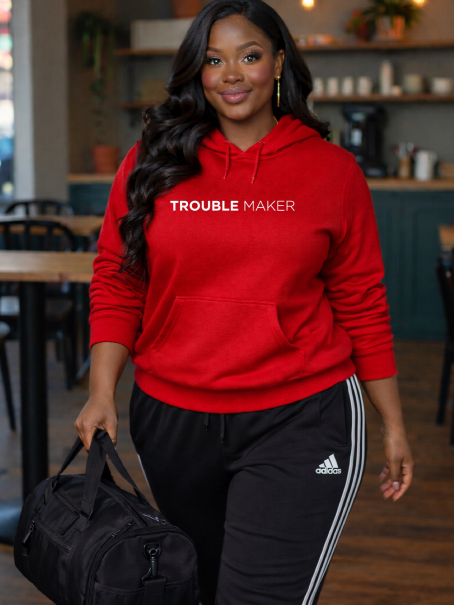 Trouble Maker Bright Colors Hoodie