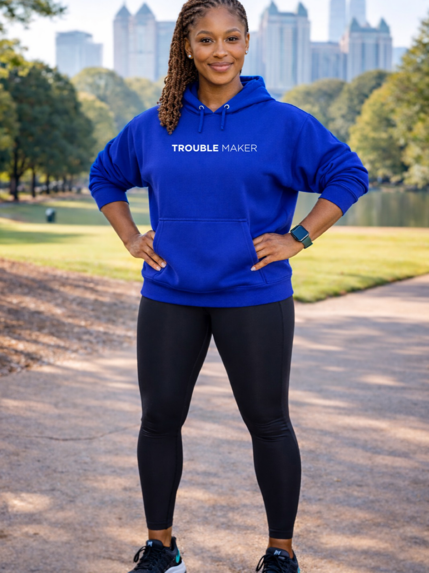 Trouble Maker Bright Colors Hoodie