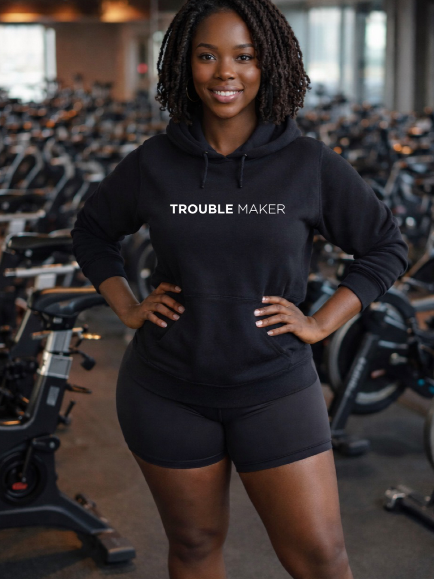 Trouble Maker Bright Colors Hoodie