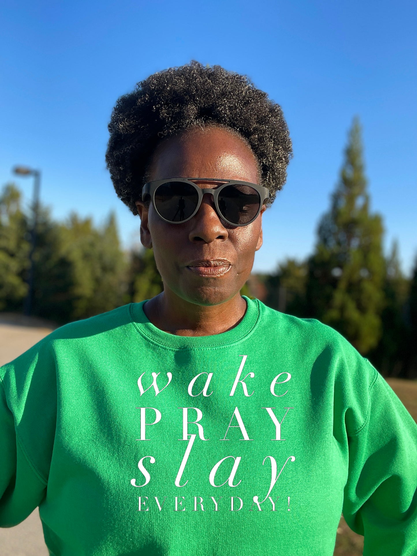 Wake Pray Slay Crewneck Sweatshirt