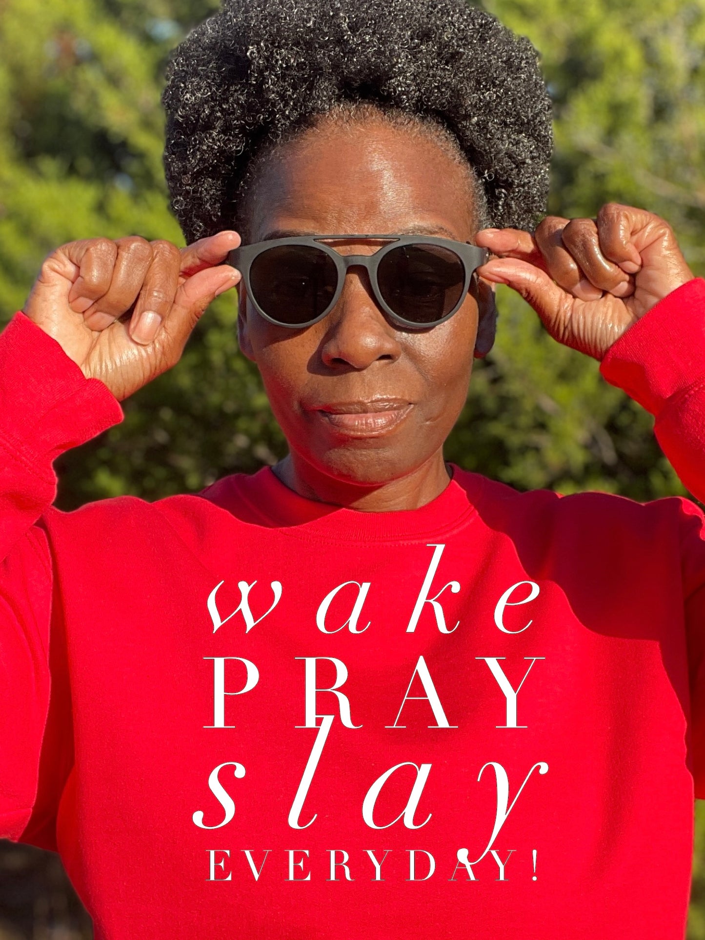 Wake Pray Slay Crewneck Sweatshirt