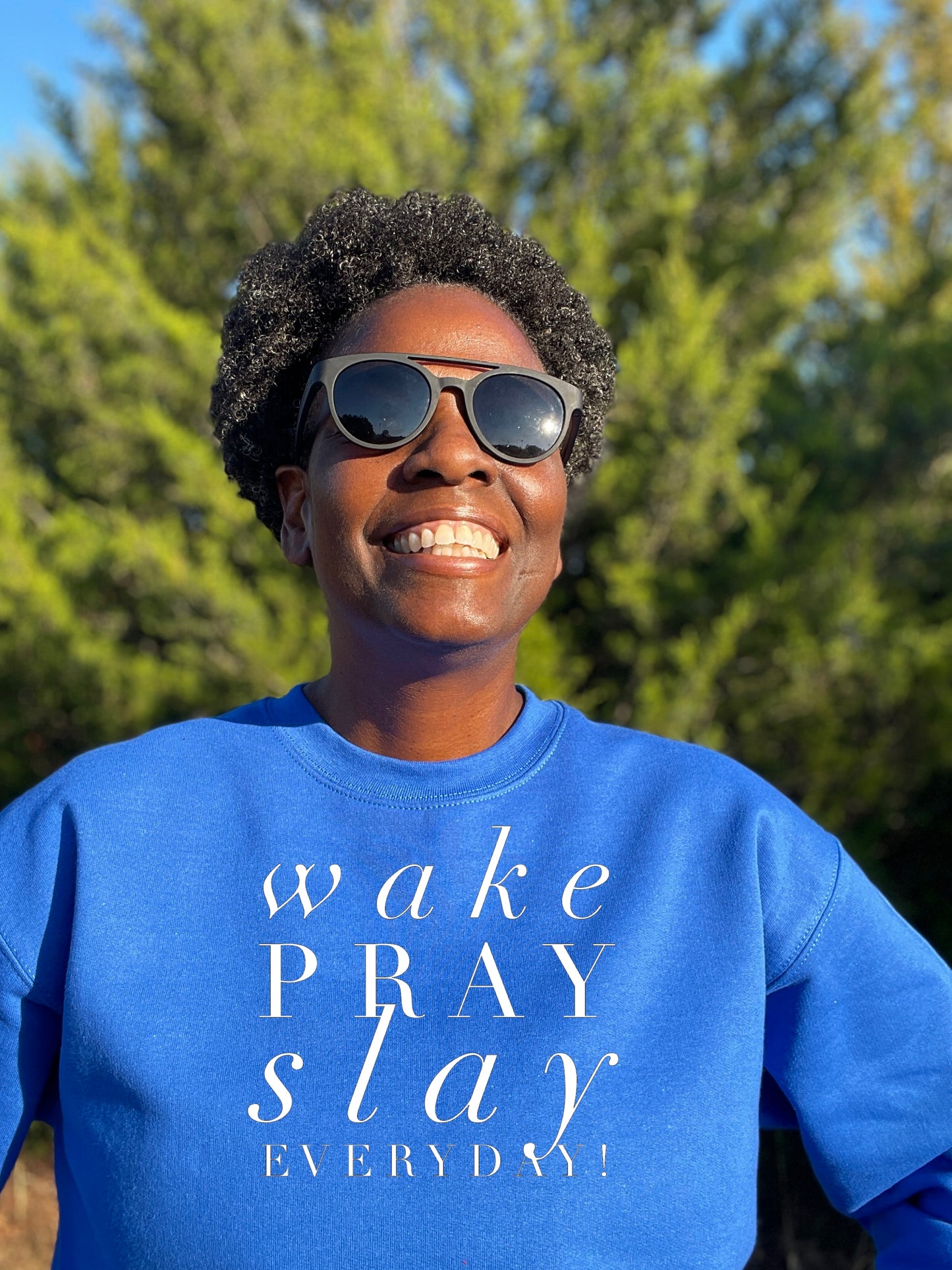 Wake Pray Slay Crewneck Sweatshirt