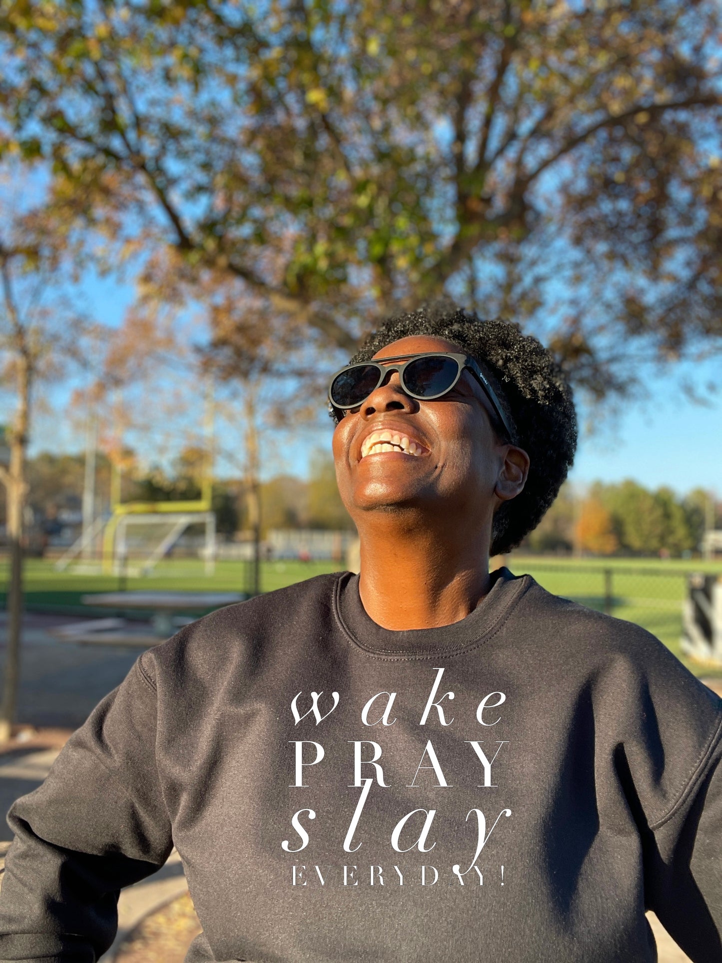 Wake Pray Slay Crewneck Sweatshirt