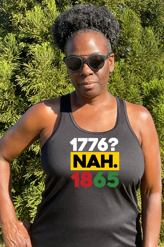 1776 Nah 1865 Racerback Tank Top