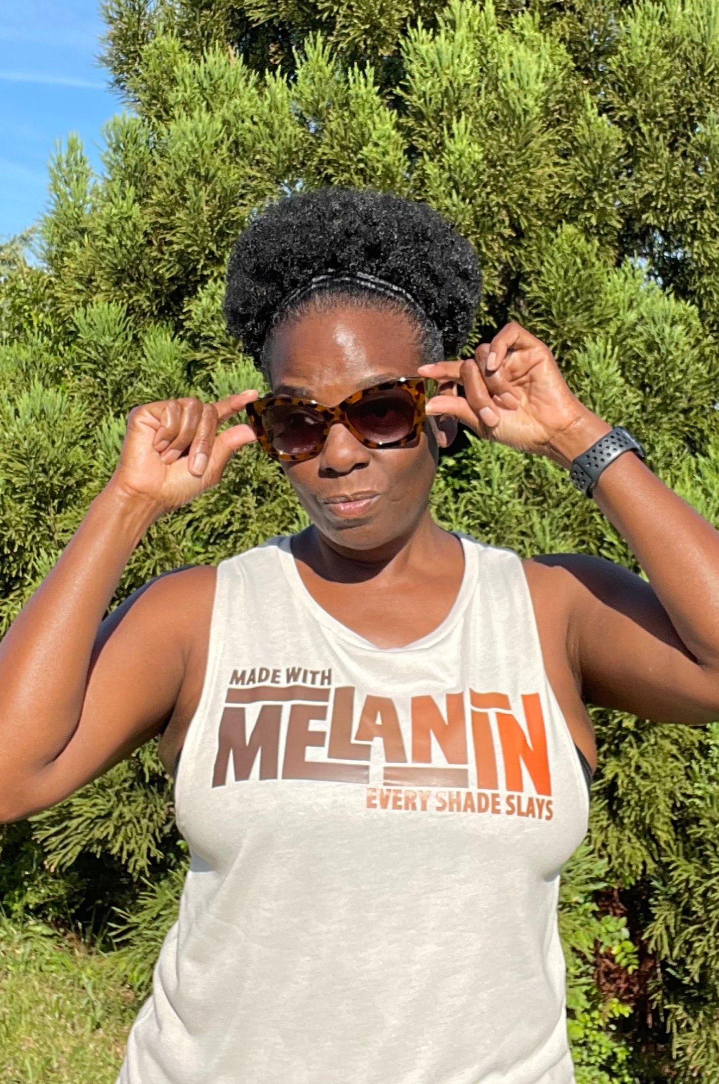 Melanin All Shades Slay Muscle Tank