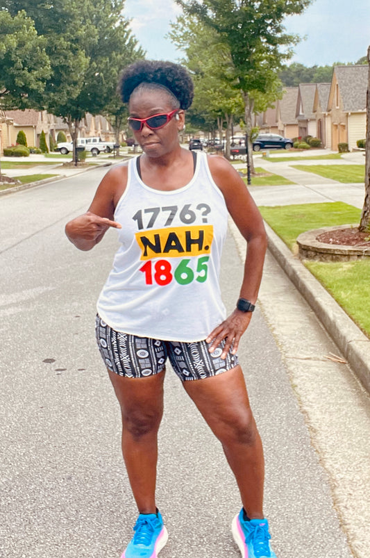 1776 Nah 1865 Racerback Tank Top